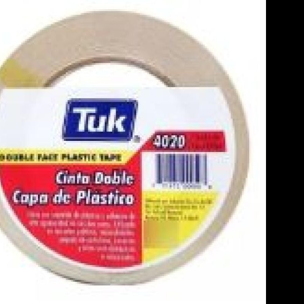 CINTA ADH. DOBLE CAPA PLAST. 24X50M.TUK 4020 C.36